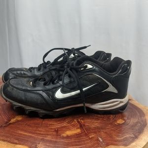Nike Land Shark black and white cleats